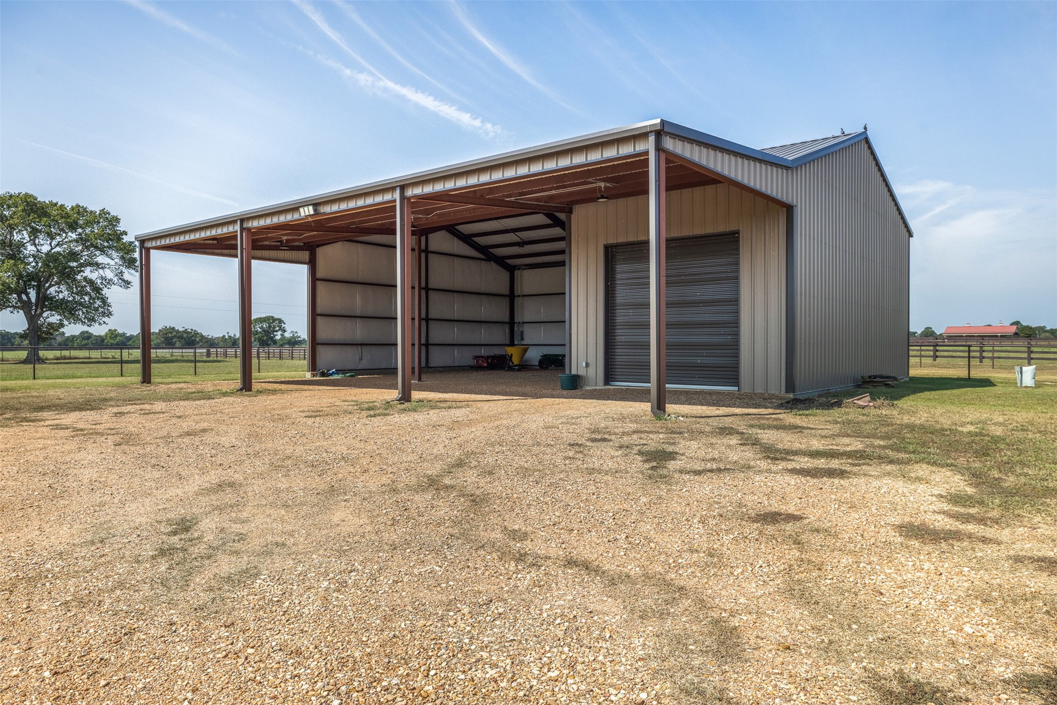 30163 High Spirit Ranch Road Hempstead, TX 77445 - Photo 40 of 46 Another view of the storage shed- store your farm equipment.