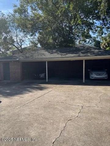 a house view with a outdoor space