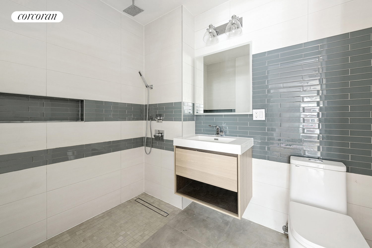 26 Goodwin Place, Unit 1R Brooklyn, NY 11221 - Photo 5 of 6 a bathroom with a sink and a bathtub