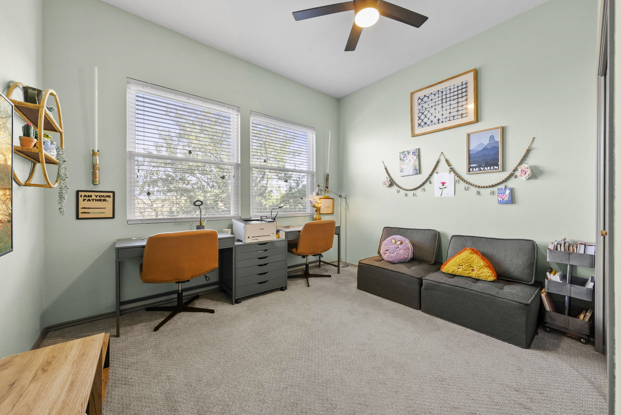 8102 Flashpan Cove Austin, TX 78729 - Photo 24 of 36 4th bedroom currently used as an office.