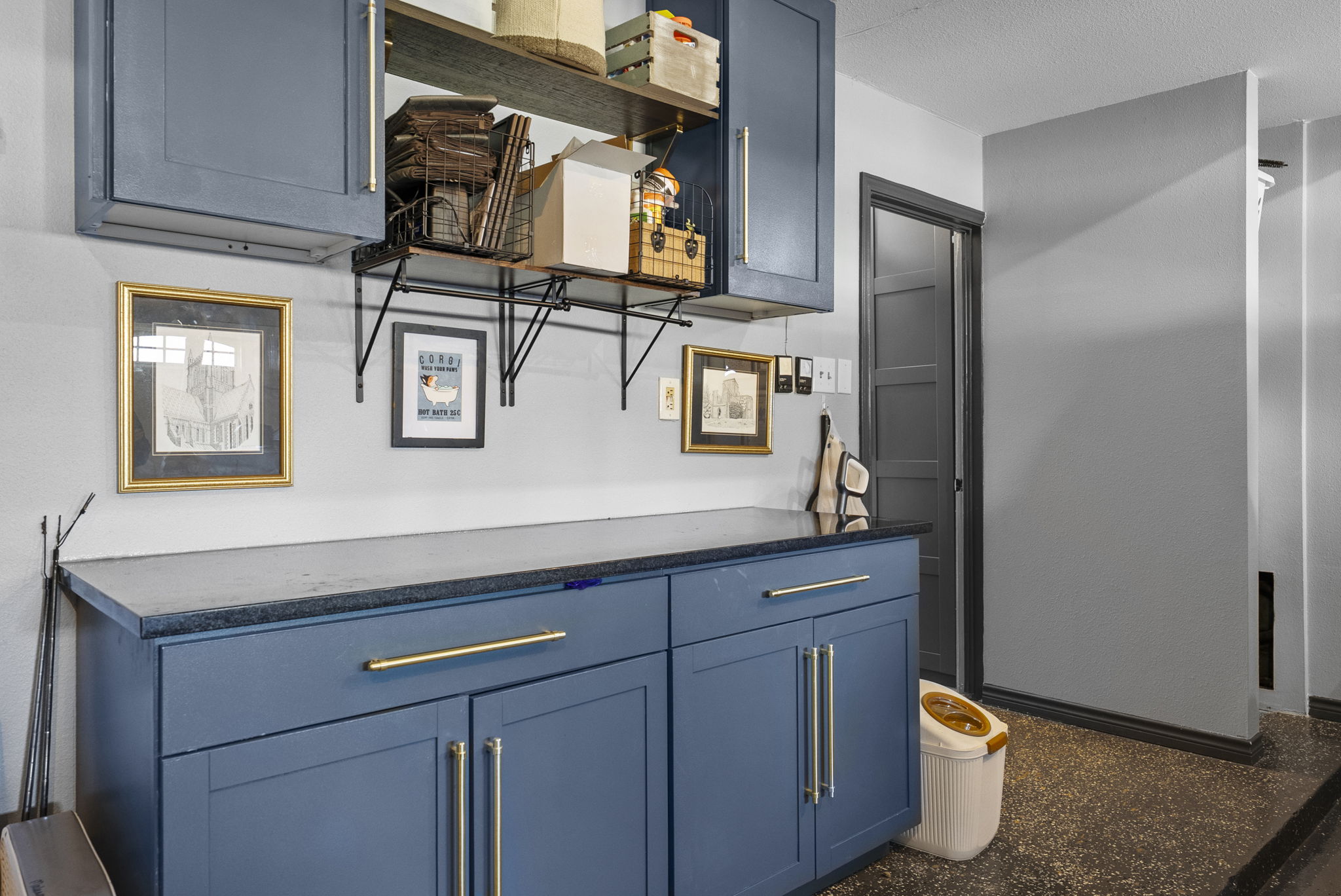 8102 Flashpan Cove Austin, TX 78729 - Photo 26 of 36 Built in storage in the garage