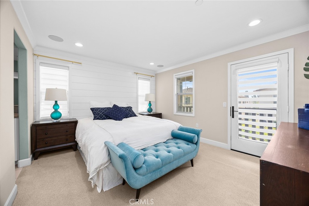 843 Orchid Way, Unit D Azusa, CA 91702 - Photo 18 of 38 a bedroom with furniture and a window