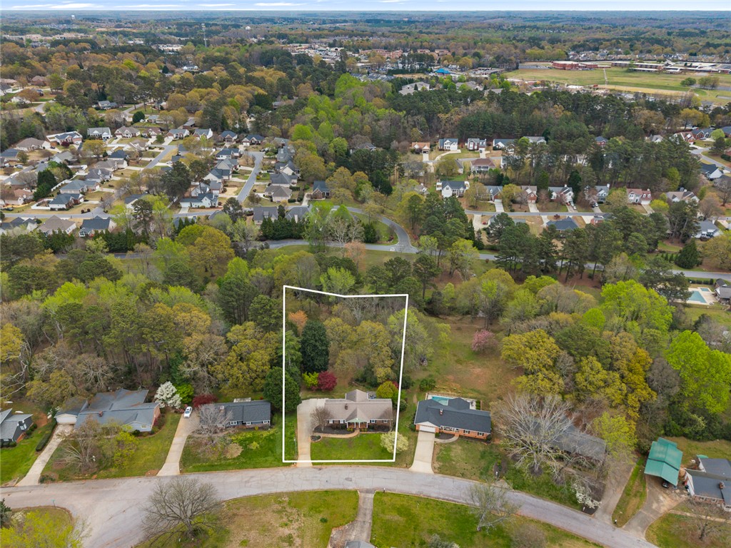 1403 Hanover Road Anderson, SC 29621 - Photo 36 of 40 Perched atop a verdant landscape, this home offers serene living with ample outdoor space.
