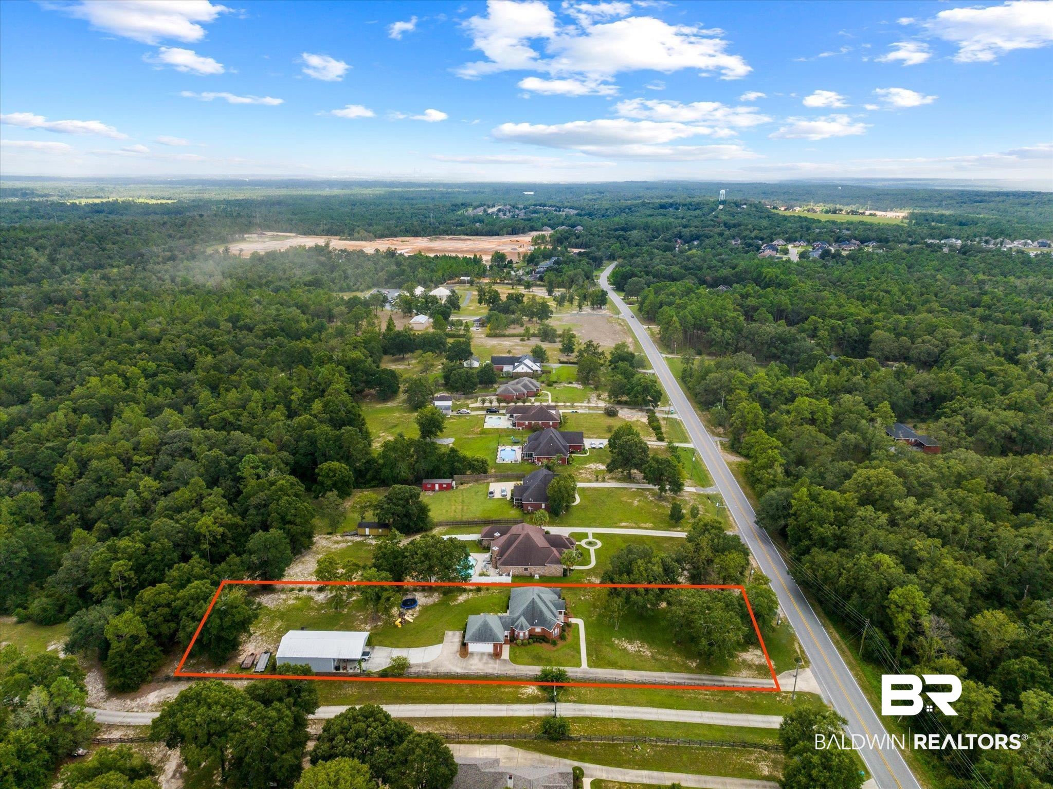 8840 Celeste Road Saraland, AL 36571 - Photo 41 of 43 Drone / aerial view