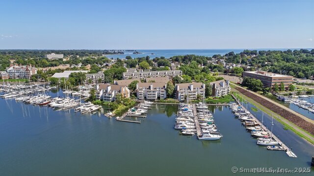123 Harbor Drive, Unit 512 Stamford, CT 06902 - Photo 22 of 24 an aerial view of a city