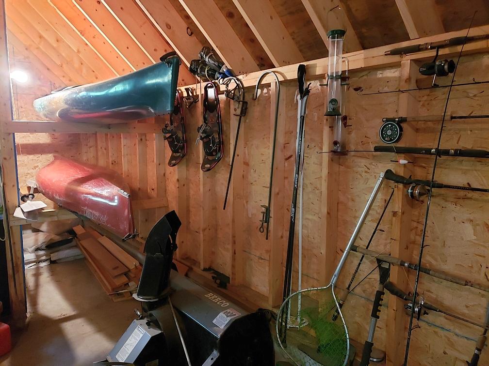 147 Vienna Road New Sharon, ME 04955 - Photo 38 of 54 kayak storage!