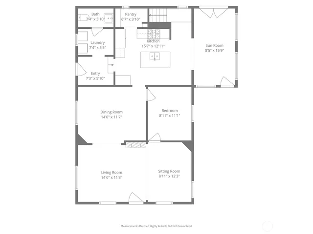 a view of balcony with wooden floor and fence