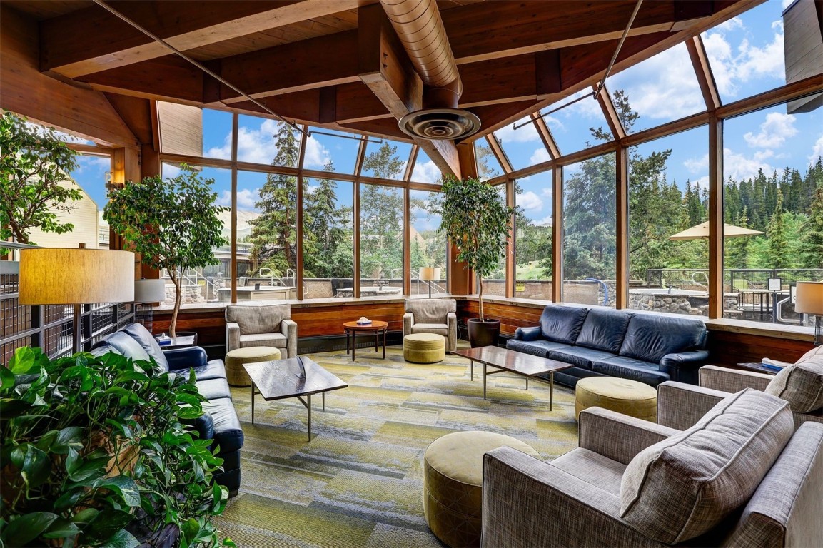 601 Village Road, Unit 503 Breckenridge, CO 80424 - Photo 24 of 48 a outdoor living space with patio furniture and a potted plant