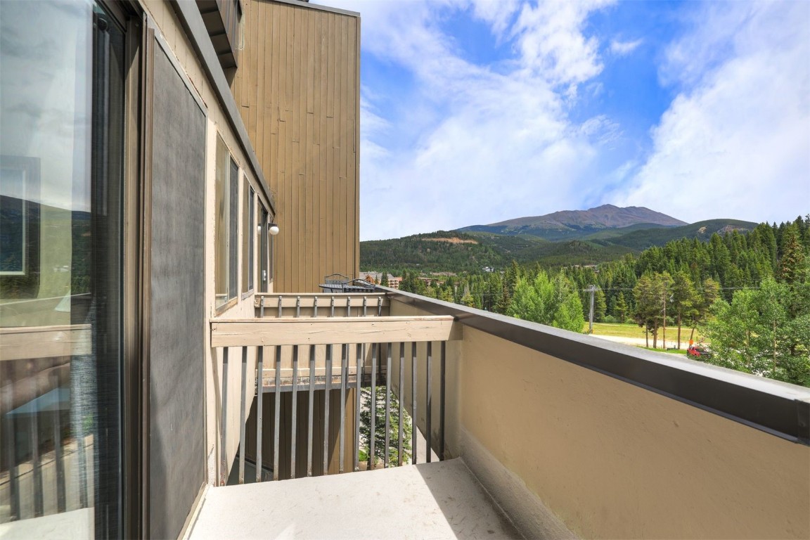 601 Village Road, Unit 503 Breckenridge, CO 80424 - Photo 4 of 48 a view of a balcony with an outdoor space