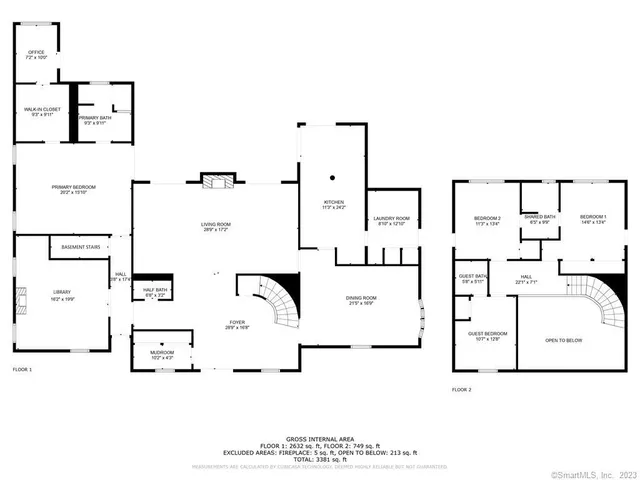 a picture of a floor plan