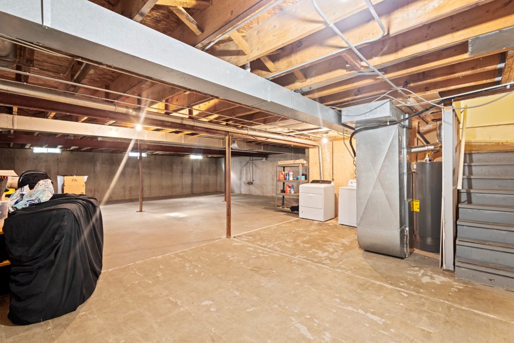 798 Burning Trail Carol Stream, IL 60188 - Photo 23 of 40 a view of a garage with wooden floors