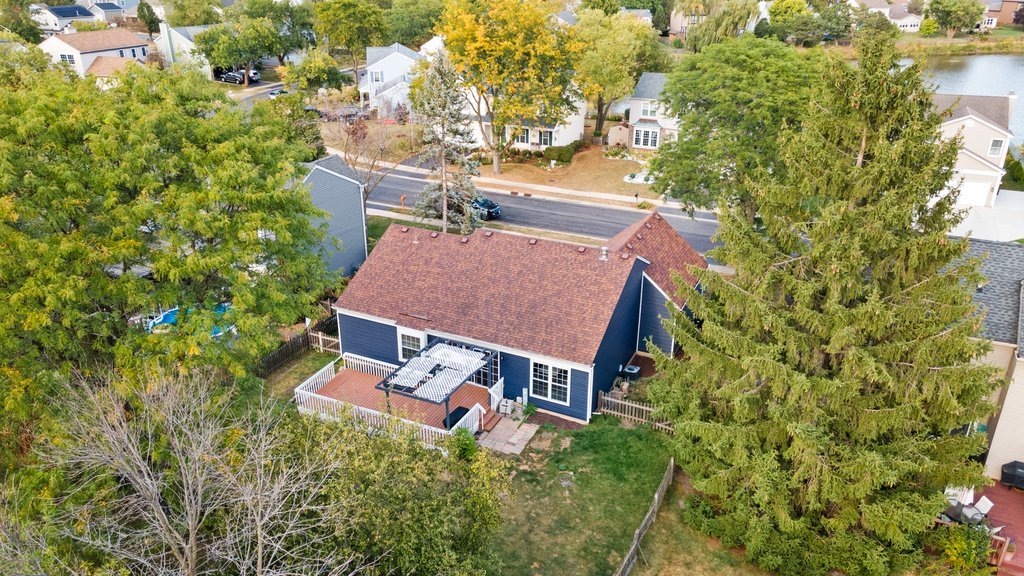 798 Burning Trail Carol Stream, IL 60188 - Photo 37 of 40 an aerial view of a house with yard and outdoor seating