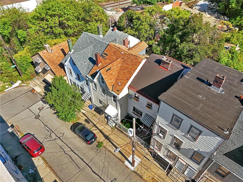 323 Hancock Street Pittsburgh, PA 15219 - Photo 36 of 41 an aerial view of a house with a yard