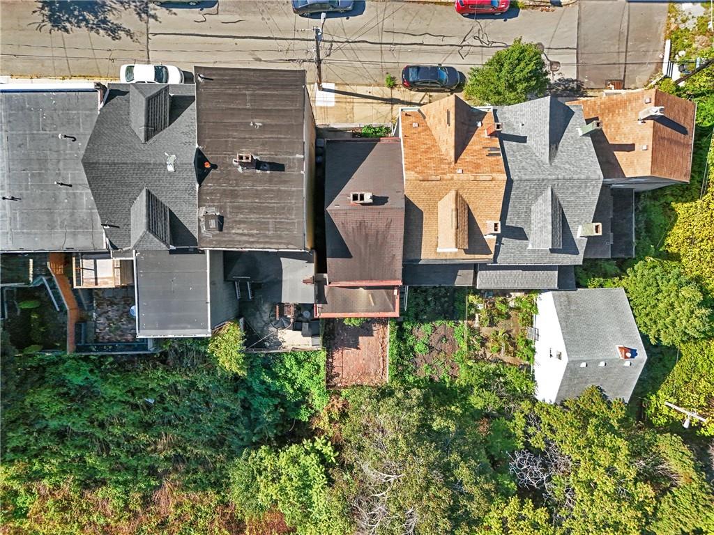 323 Hancock Street Pittsburgh, PA 15219 - Photo 37 of 41 aerial view of a house with a yard and potted plants