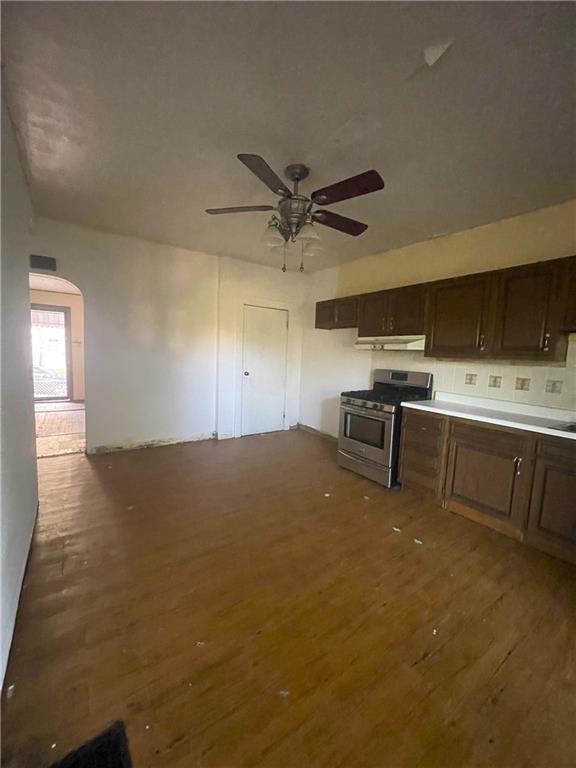 323 Hancock Street Pittsburgh, PA 15219 - Photo 9 of 41 a kitchen with a stove a refrigerator and a sink