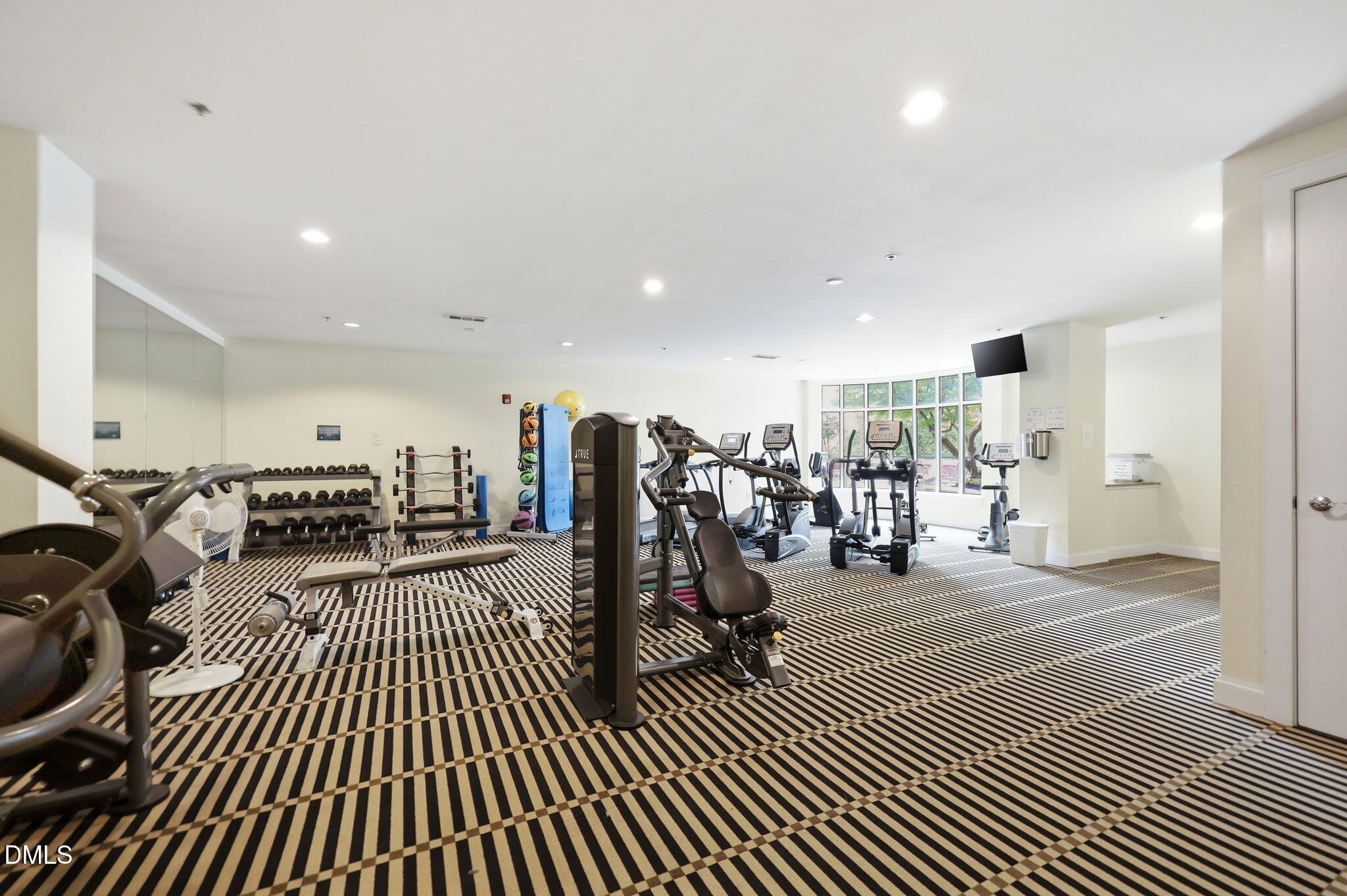 618 North Boylan Avenue, Unit 718 Raleigh, NC 27603 - Photo 28 of 38 a view of a room with gym equipment