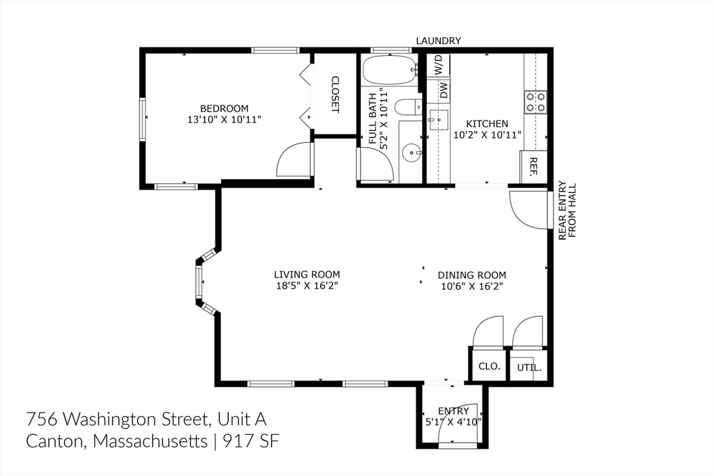 756 Washington Street, Unit A Canton, MA 02021 - Photo 2 of 20 a picture of a wall with a white wall and a painting