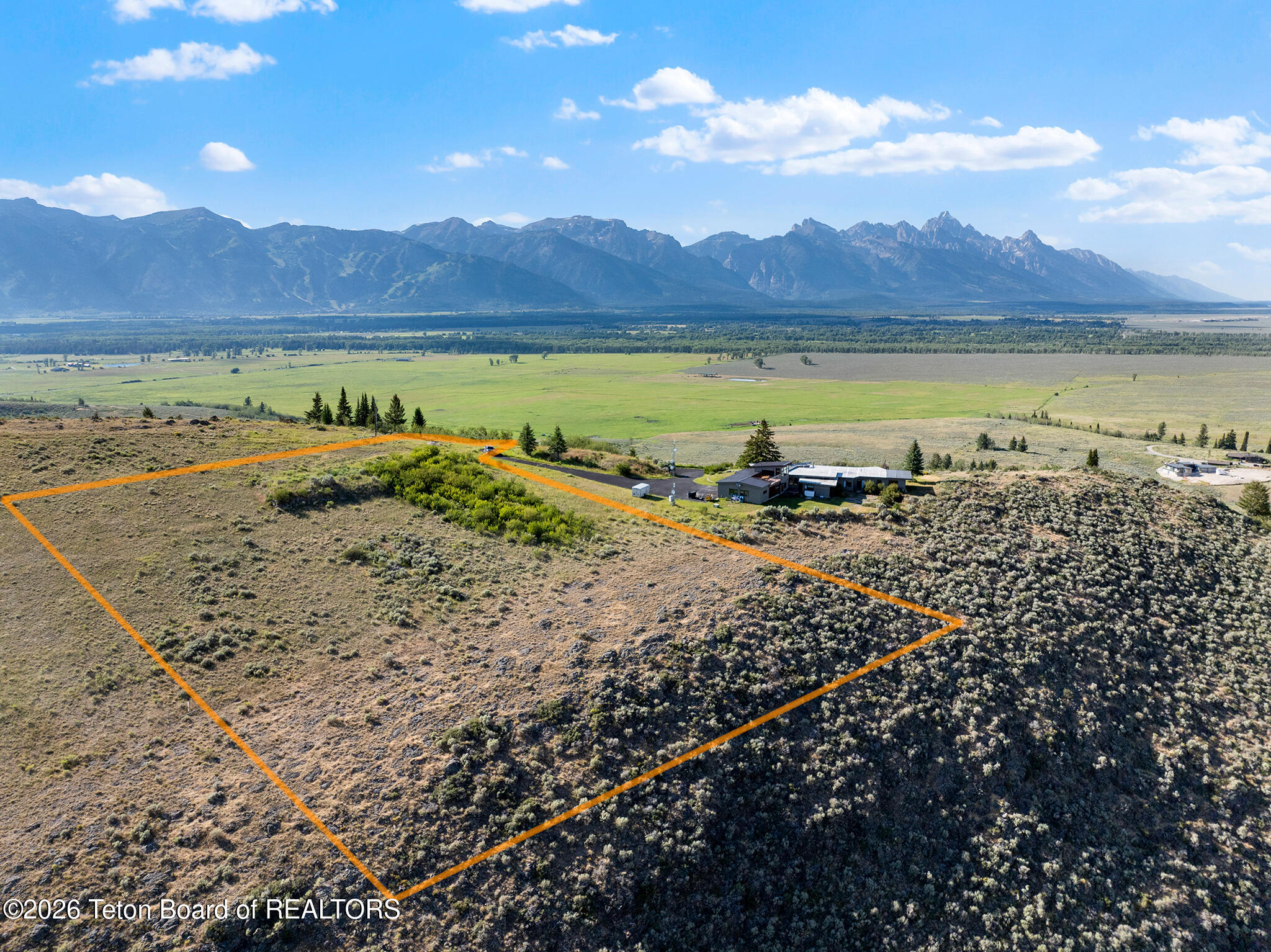 1000 Grand View Road Jackson, WY 83001 - Photo 2 of 18 Teton Aerial