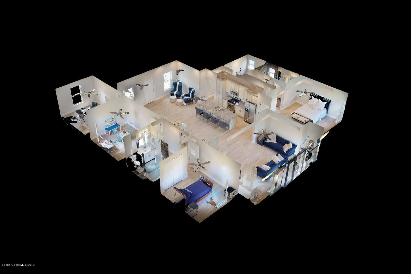 1485 Reed Street Northwest Palm Bay, FL 32907 - Photo 26 of 26 Dollhouse Floorplan