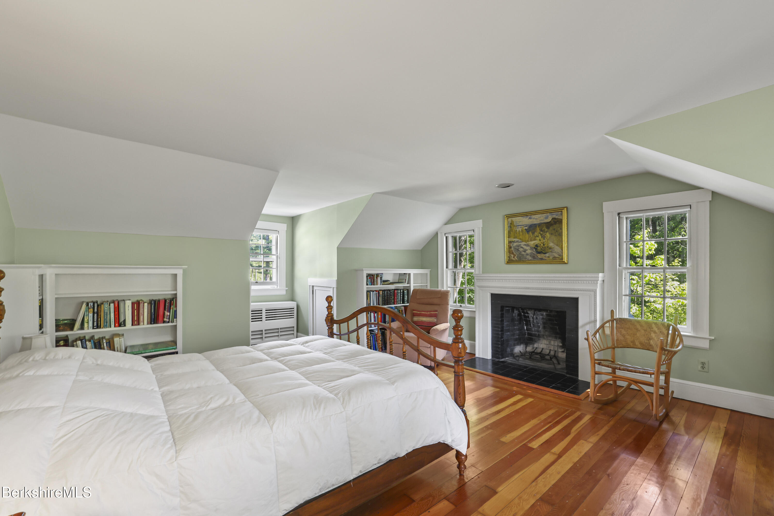 214 Gale Road Williamstown, MA 01267 - Photo 54 of 96 Primary bedroom with fireplace