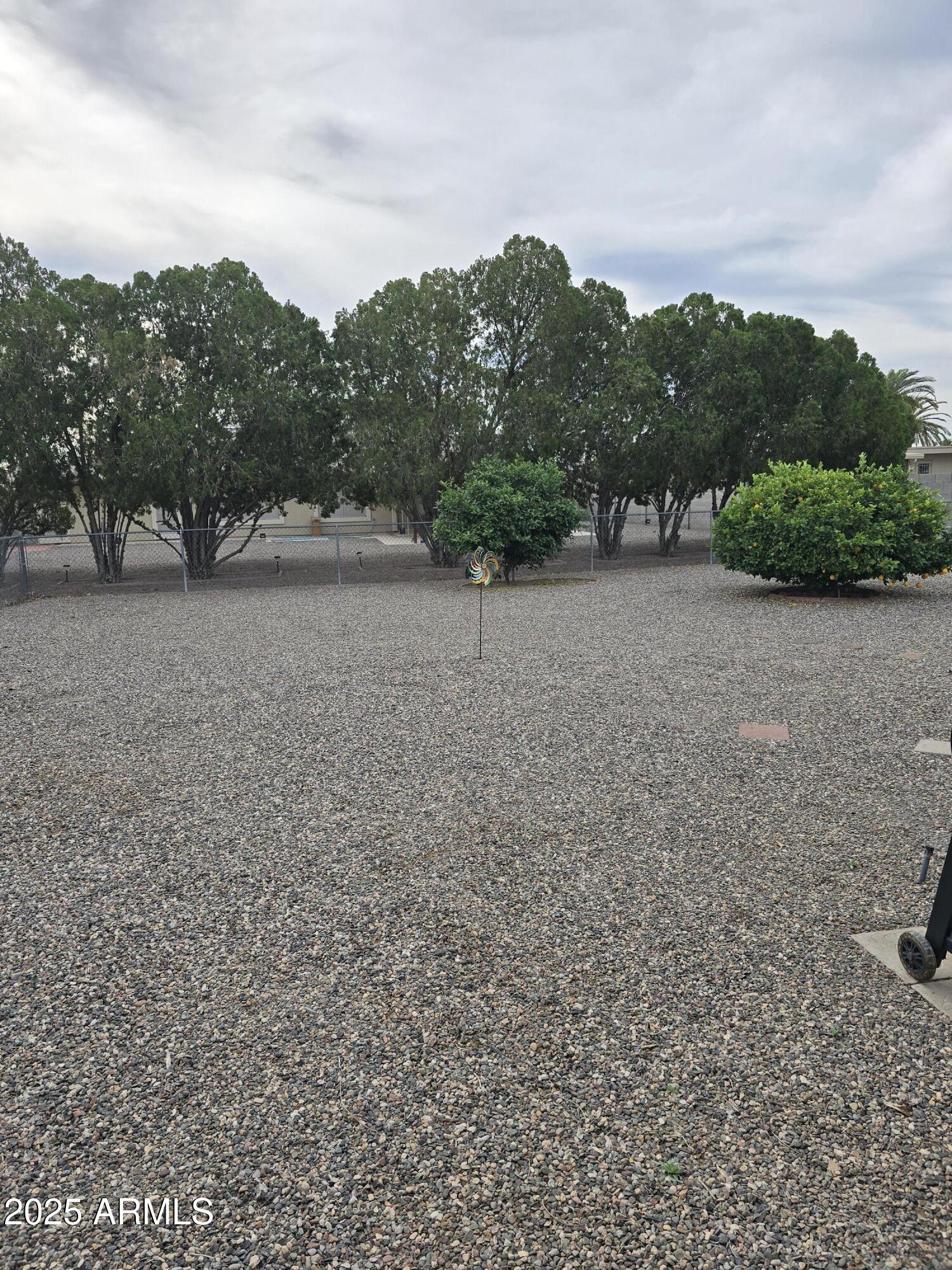 9701 West Greenway Road Sun City, AZ 85351 - Photo 5 of 13 FENCED BACKYARD WITH FRUIT TREES