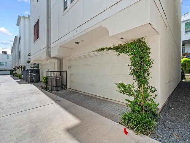 a building outdoor space with patio furniture