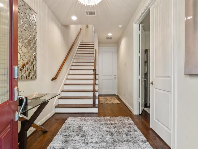 a workspace with furniture and window