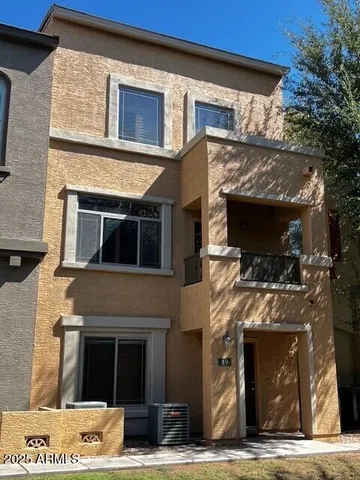 a view of building with door