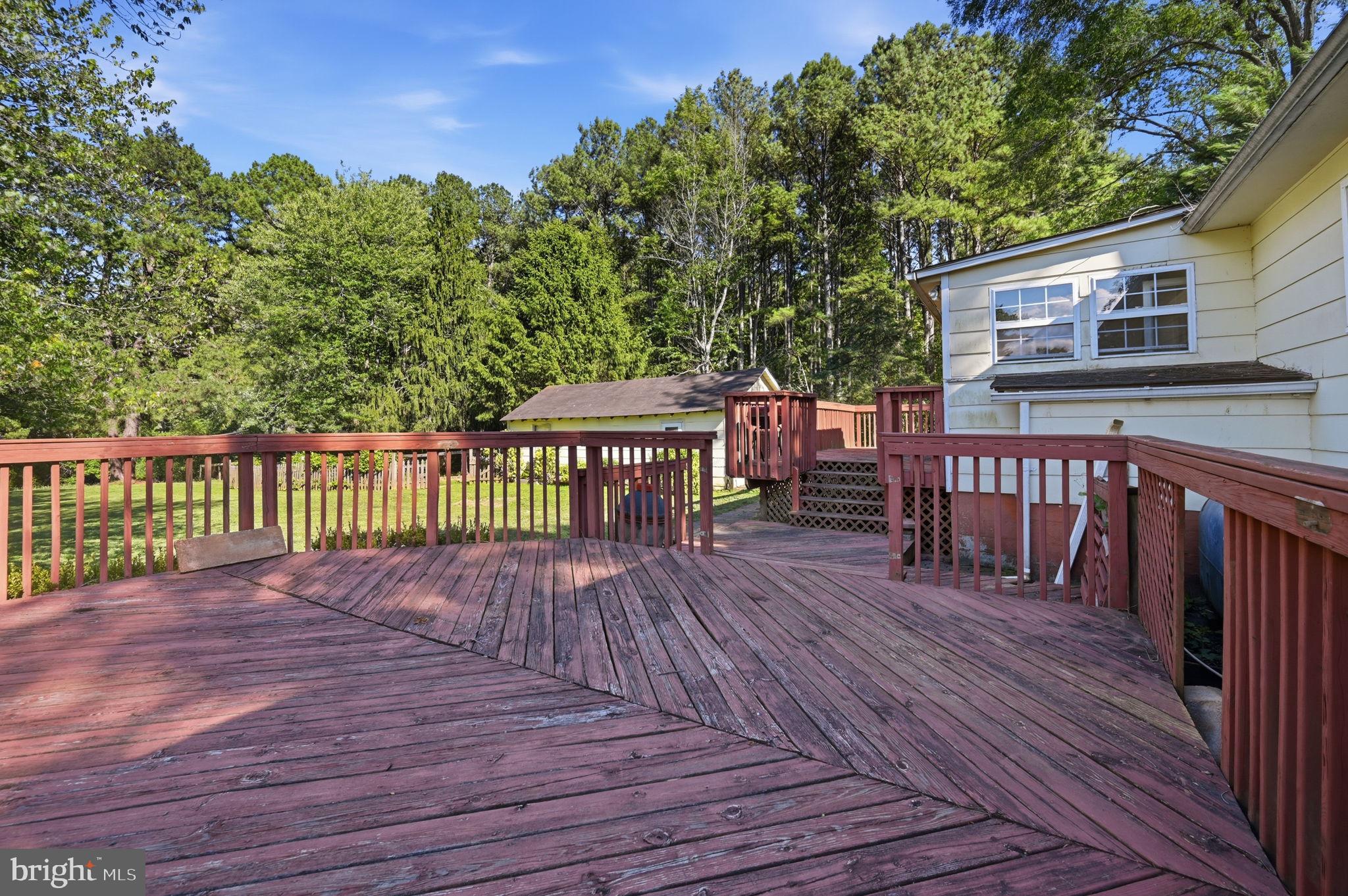 9337 Everona Road Unionville, VA 22567 - Photo 24 of 46 Spacious deck surrounded by nature.