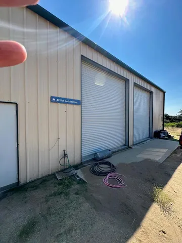 a backyard of a house