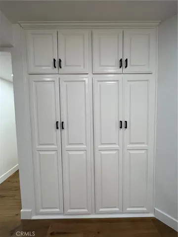 a view of closet area