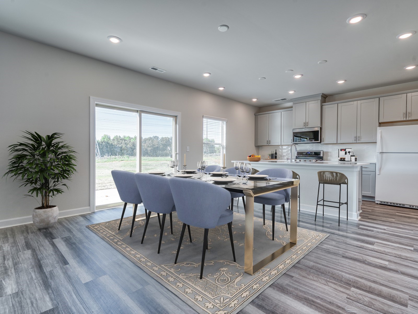 719 Castle Road Mount Juliet, TN 37122 - Photo 3 of 11 a view of a dining room with furniture window and wooden floor