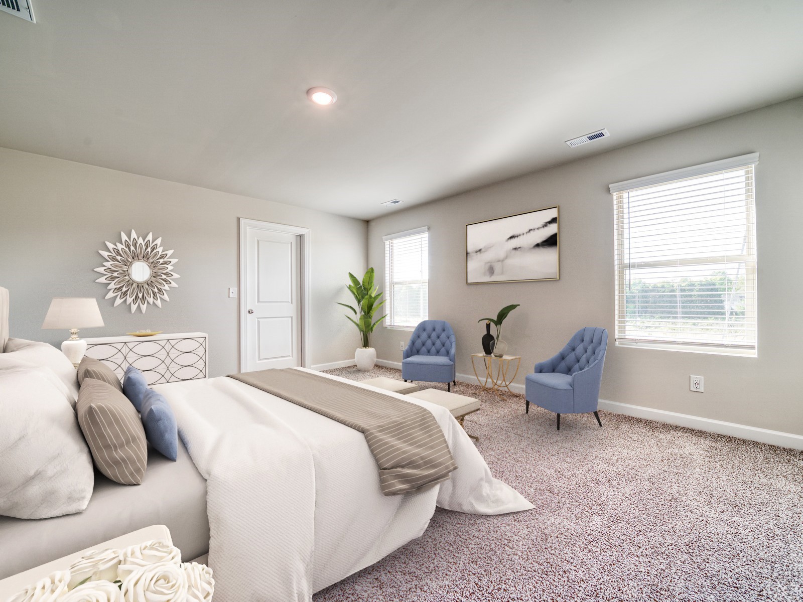 719 Castle Road Mount Juliet, TN 37122 - Photo 4 of 11 a bed room with two bed and a large window