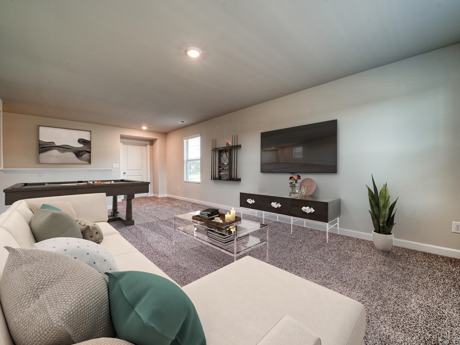 719 Castle Road Mount Juliet, TN 37122 - Photo 5 of 11 a living room with furniture and a flat screen tv