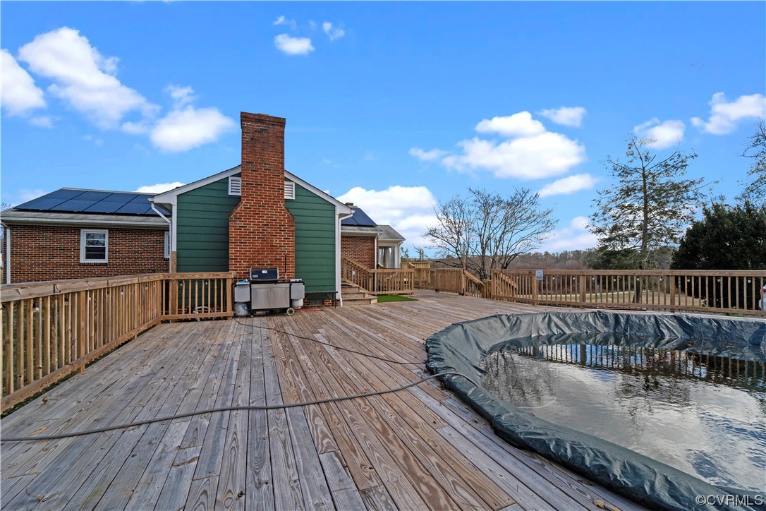 3600 Gregory Pond Road Chesterfield, VA 23236 - Photo 27 of 36 a view of a house with wooden deck