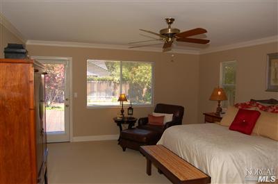 746 McClay Road Novato, CA 94947 - Photo 9 of 12 a bedroom with a bed and a couch