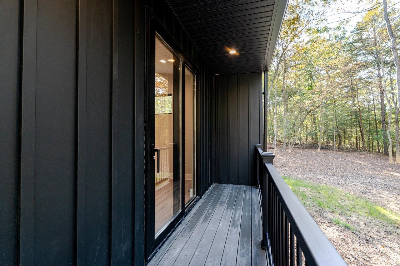 209 Beaver Road Basye, VA 22842 - Photo 56 of 68 a view of a balcony with wooden floor