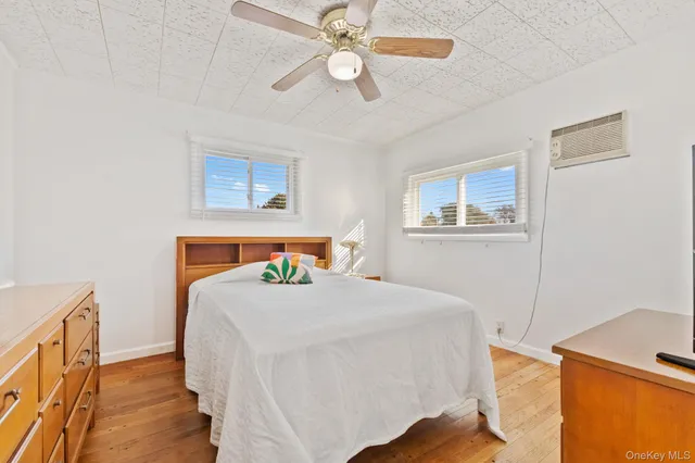 an entryway with a door and a hallway