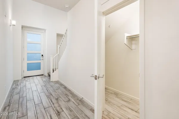 a view of walk in closet