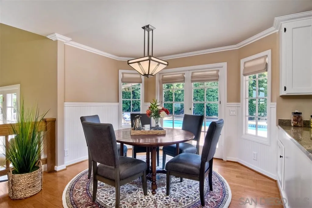 15805 Lime Grove Road Poway, CA 92064 - Photo 7 of 25 a view of a dining room with furniture window and outside view