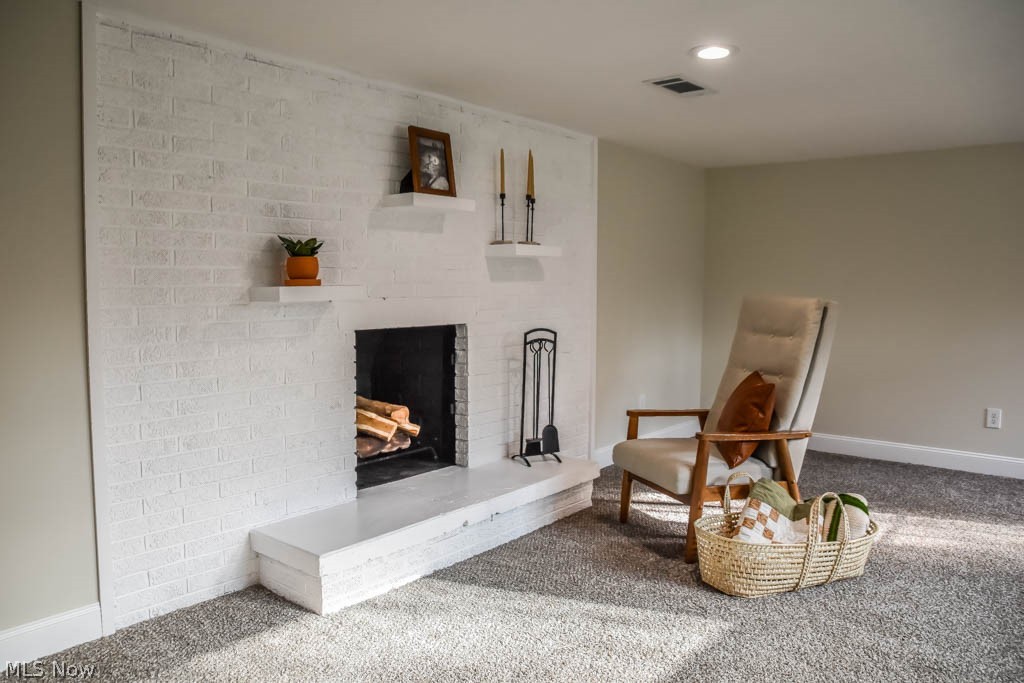 396 Akron Road Wadsworth, OH 44281 - Photo 21 of 29 Family room fireplace.