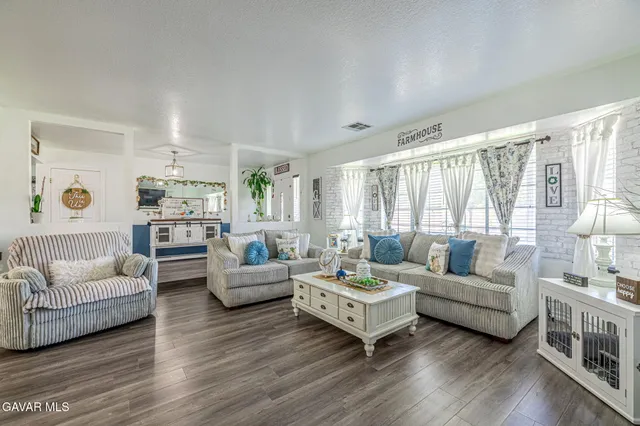 an outdoor view with patio