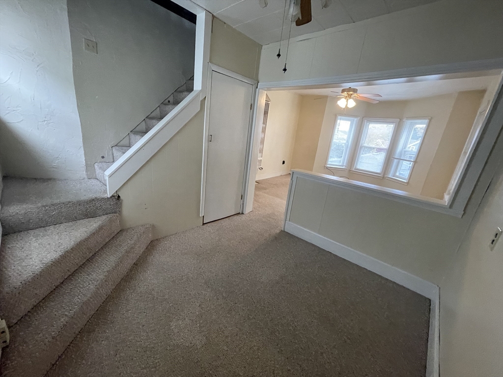 7 Buffum Street, Unit 2 Worcester, MA 01603 - Photo 6 of 23 a view of hallway with stairs