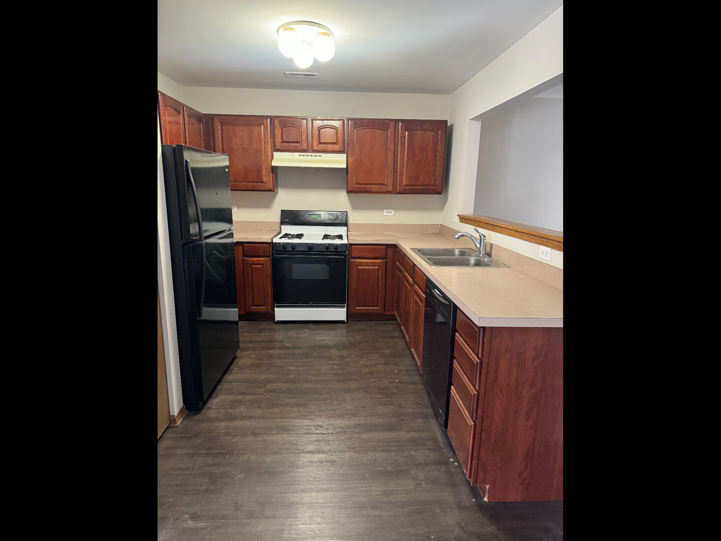 1009 Symphony Drive Aurora, IL 60504 - Photo 6 of 14 a large kitchen with stainless steel appliances granite countertop a stove a refrigerator and a sink
