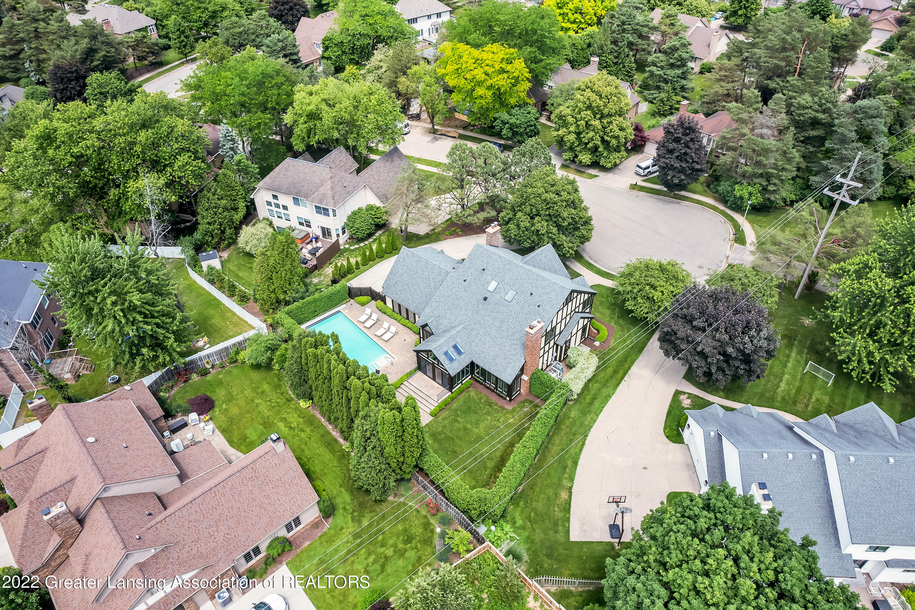 1319 Dennison Road East Lansing, MI 48823 - Photo 57 of 62 Aerial