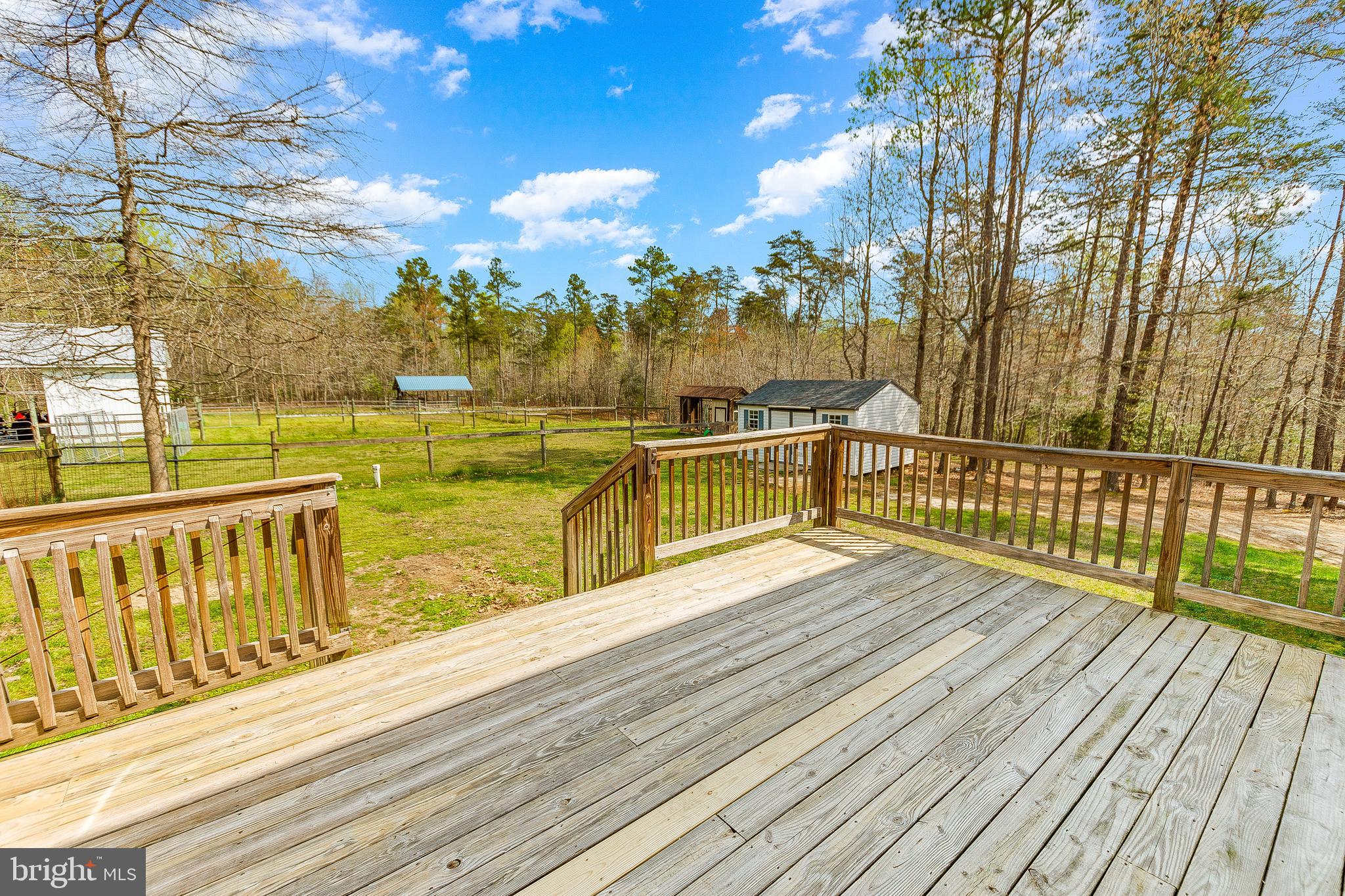 40280 Wathen Road Leonardtown, MD 20650 - Photo 27 of 64 Large rear deck overlooking fenced pasture