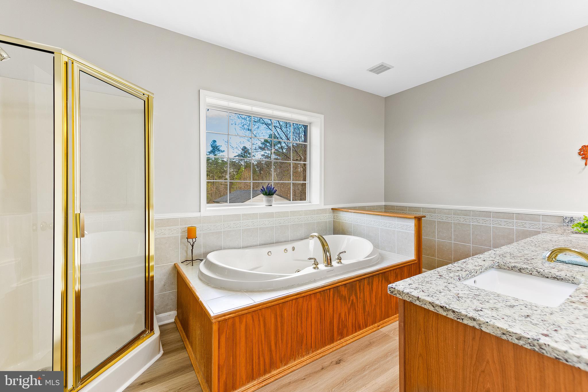 40280 Wathen Road Leonardtown, MD 20650 - Photo 35 of 64 Separate shower & Jacuzzi tub in primary bath