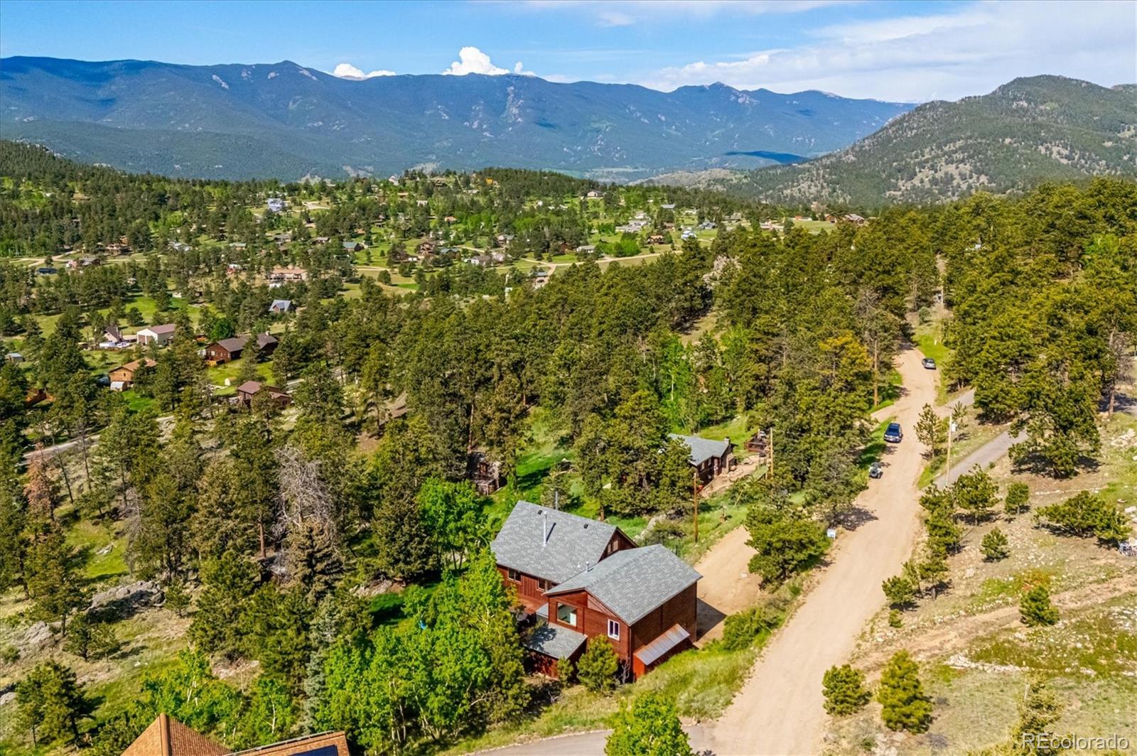 429 Overlook Drive Bailey, CO 80421 - Photo 30 of 36 a view of a mountain with an outdoor space