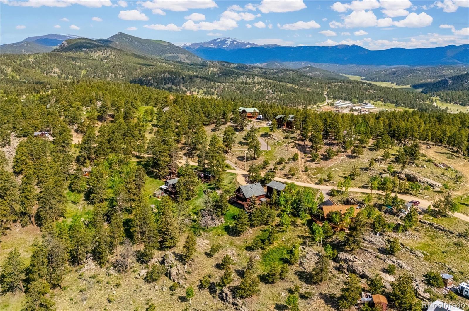 429 Overlook Drive Bailey, CO 80421 - Photo 31 of 36 a view of city and mountain