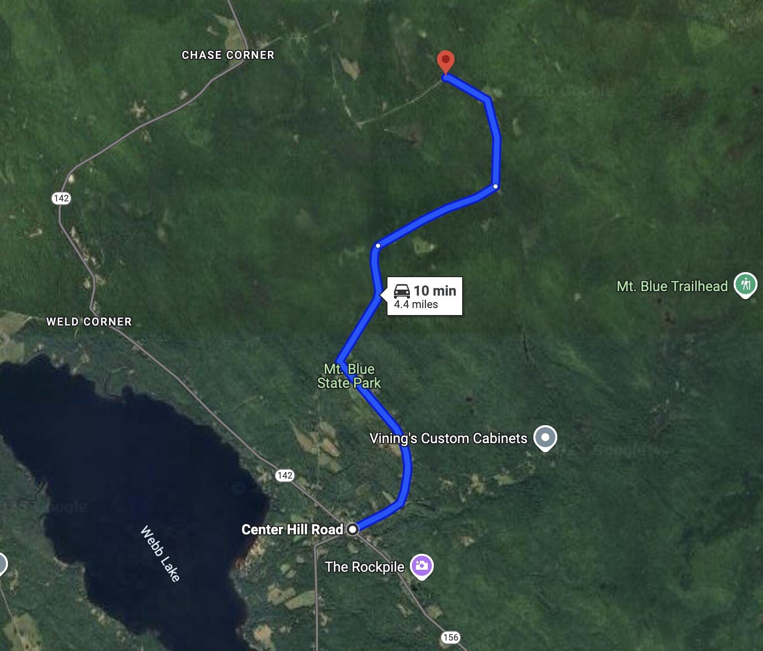 929 Center Hill Road Weld, ME 04285 - Photo 18 of 20 Directions